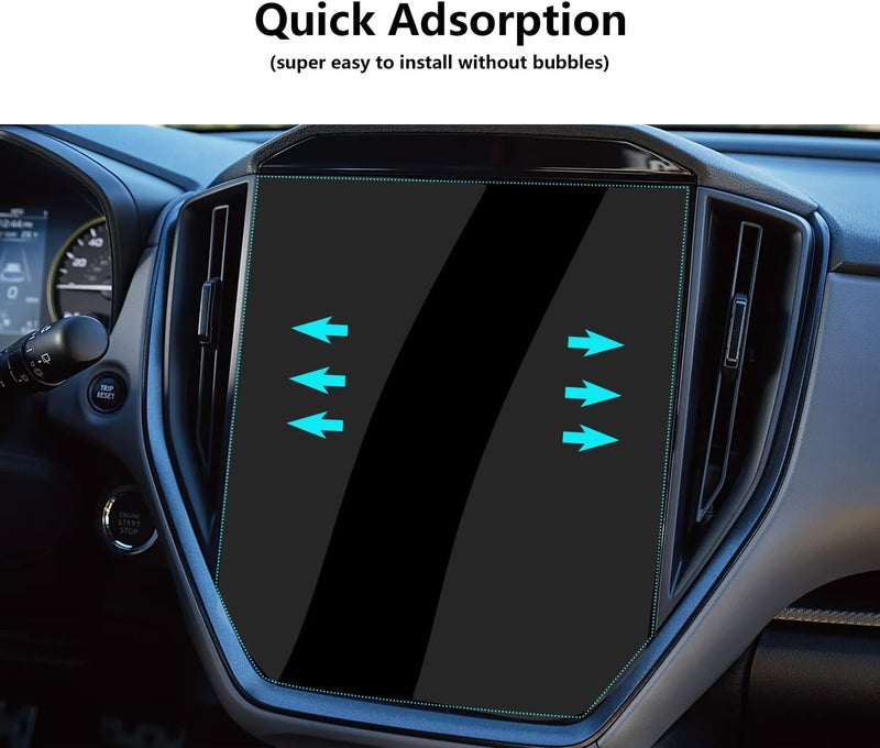 AZZIGO Screen Protector For 2024 2025 2026 Subaru Crosstrek (Premium/Sport/Limited/Wilderness) 11.6-inch Multimedia Touchscreen 9H PET Ultra Tough High Clear - Image 4